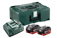 BASIC-SET 2X 5.5 AH METABO 2 BATTERIES LI-HD 18V/5.5AH BASIC-SET 2X 5.5 AH METABO 2 BATTERIES LI-HD 18V/5.5AH